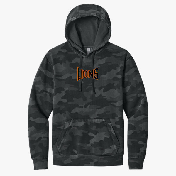 "Lions" Wash Camo Fleece Hoodie Thumbnail