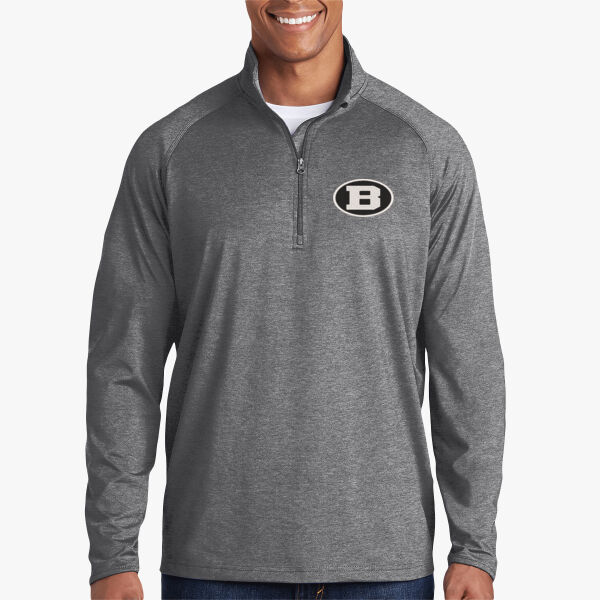 B Oval Sport-Wick Stretch 1/4-Zip Pullover Thumbnail