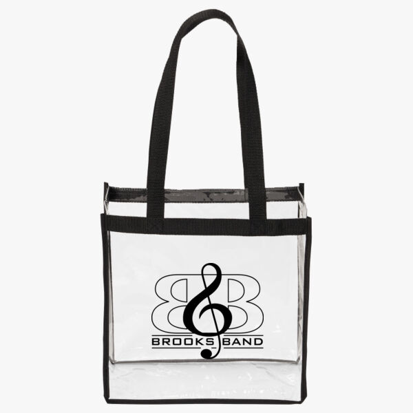 Brooks Band Clear Stadium Tote Thumbnail