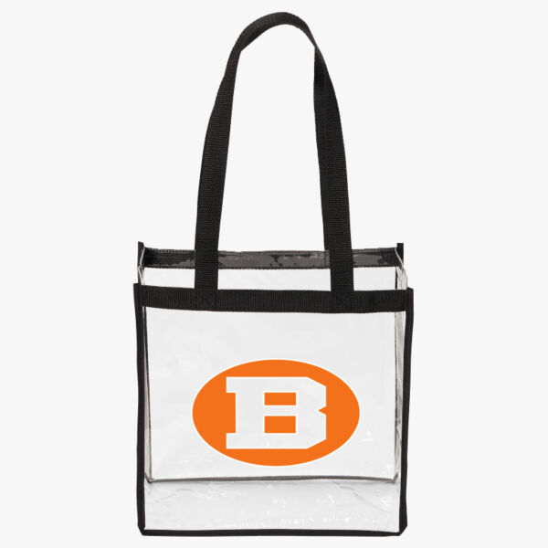 B Oval Clear Stadium Tote Thumbnail