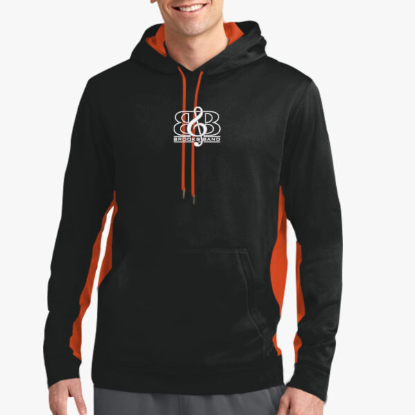 Brooks Band Sport Wick ® Fleece Colorblock Hooded Pullover Thumbnail