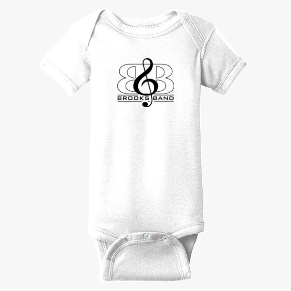 Brooks Band Infant Short Sleeve Baby Rib Bodysuit Thumbnail