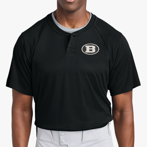 B Oval PosiCharge ® Competitor 2 Button Henley Thumbnail
