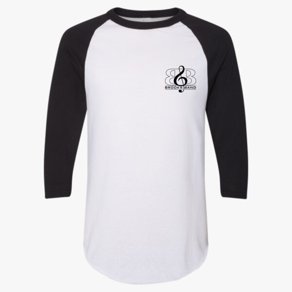 Brooks Band Unisex Three-Quarter Raglan Sleeve Baseball Jersey T-Shirt Thumbnail